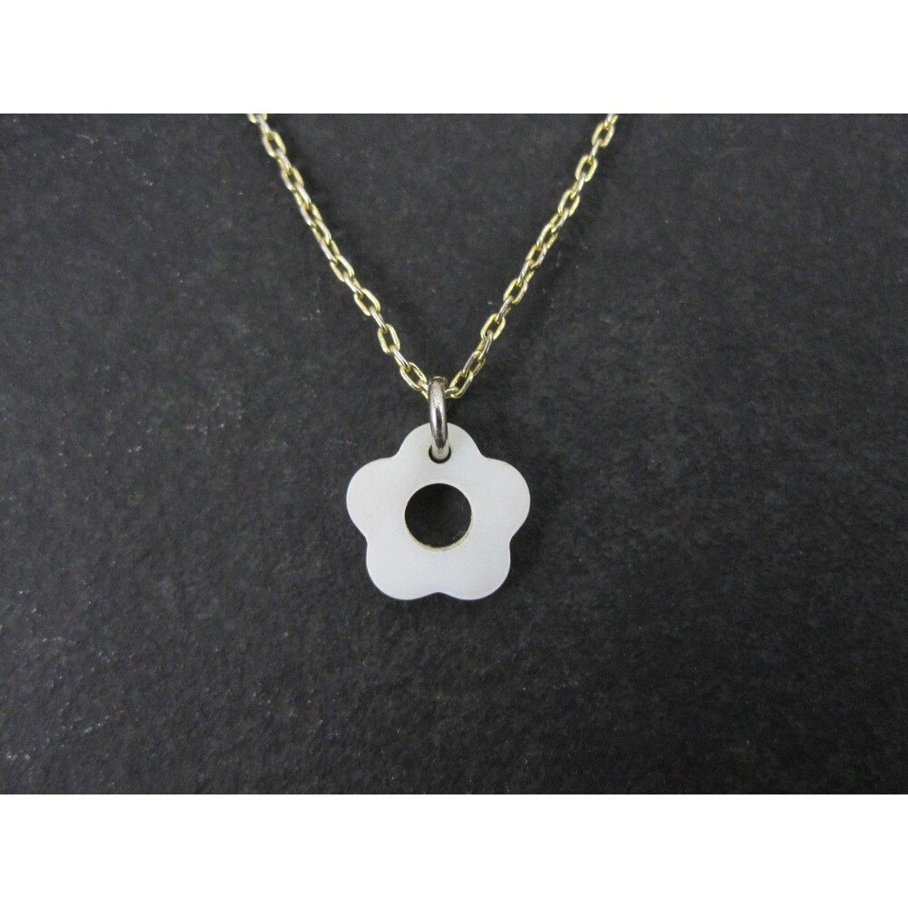 Madewell Mother of Pearl Flower Necklace
